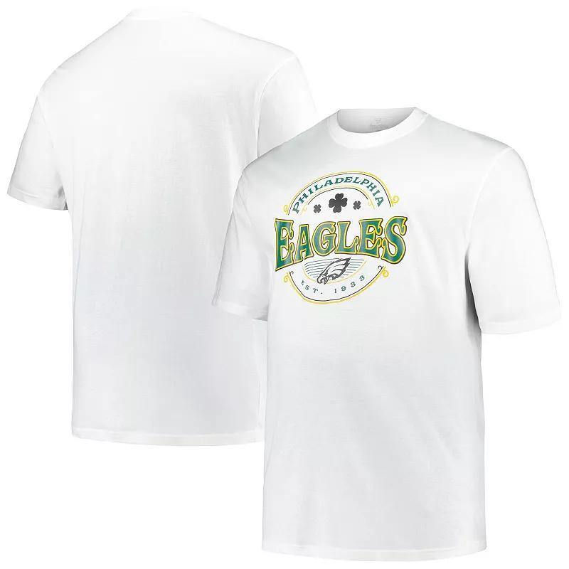 Mens Fanatics Kelly Philadelphia Eagles Big & Tall Celtic T-Shirt Product Image