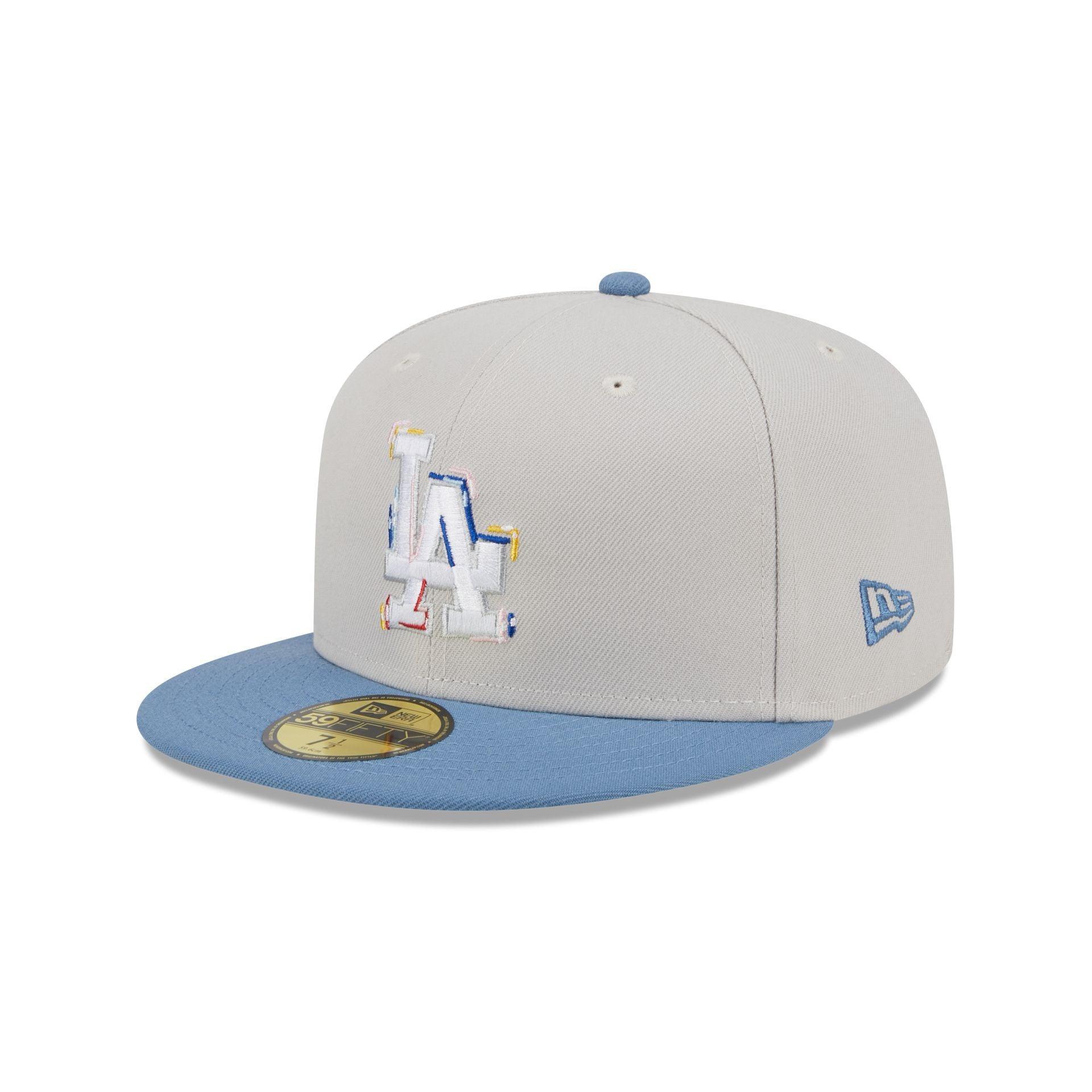 Los Angeles Dodgers Color Brush 59FIFTY Fitted Hat Male Product Image