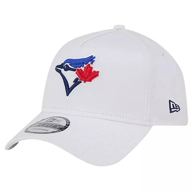 Mens New Era White Toronto Blue Jays TC A-Frame 9FORTY Adjustable Hat Product Image