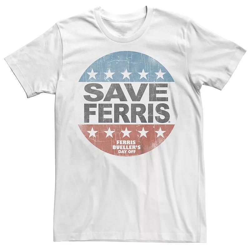 Mens Ferries Bueller Save Ferris Graphic Tee Product Image