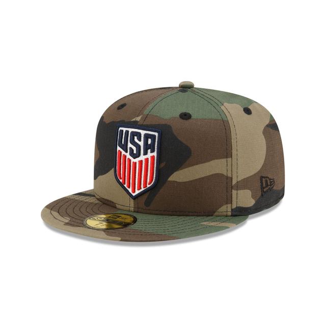 US Soccer Camo 59FIFTY Fitted Hat Male Product Image