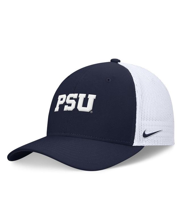 Nike Mens Navy Penn State Nittany Lions On-Field Rise Futura Mesh Flex Hat Product Image