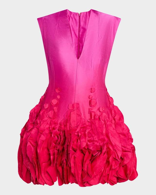 Surrey Floral Ombré Mini Dress Product Image