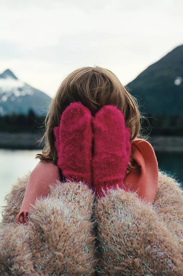 By Anthropologie Brushed Cozy Mittens Product Image