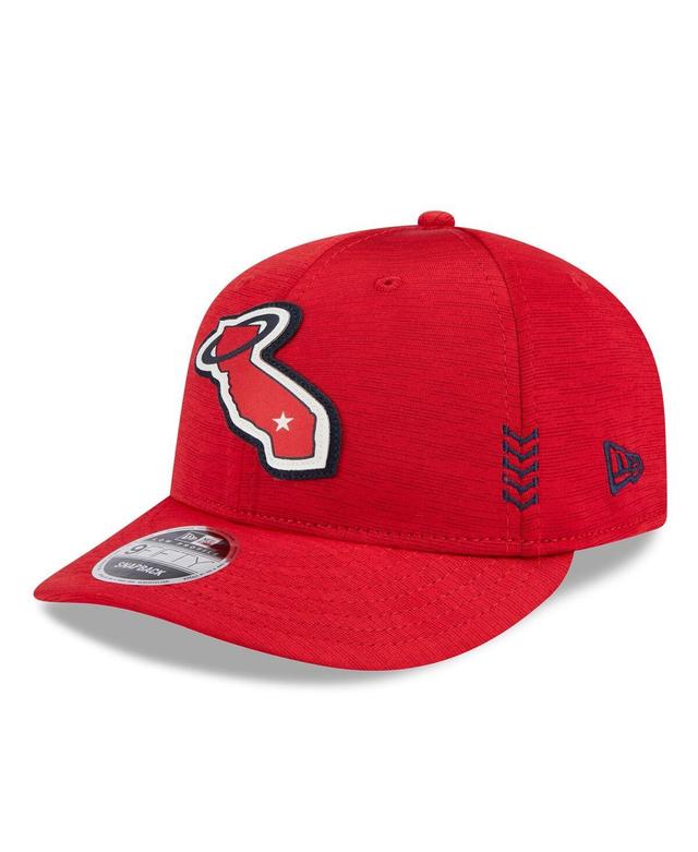 Mens New Era Los Angeles Angels 2024 Clubhouse Low Profile 59FIFTY Snapback Hat Product Image