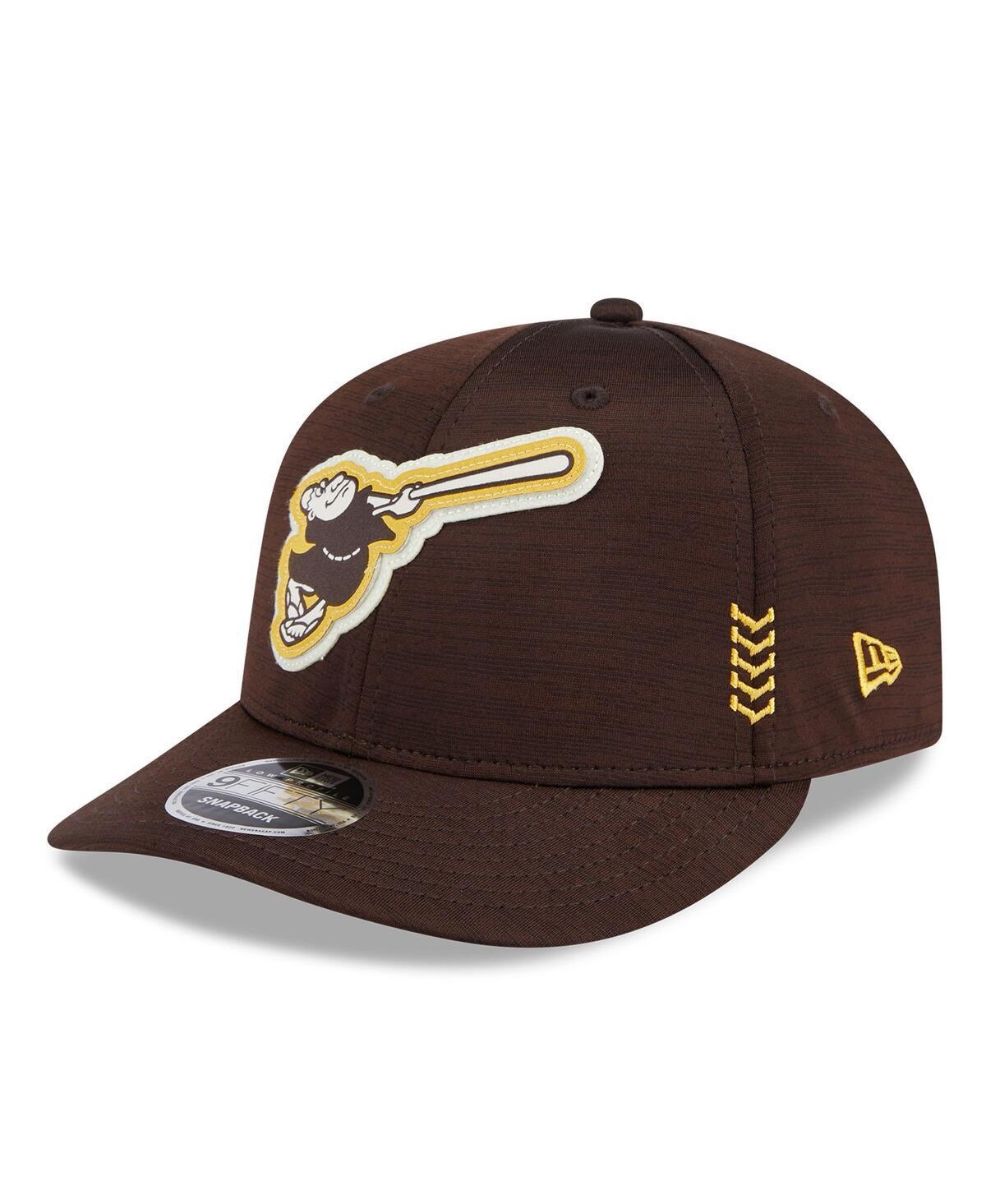 Mens New Era Brown San Diego Padres 2024 Clubhouse Low Profile 59FIFTY Snapback Hat Product Image