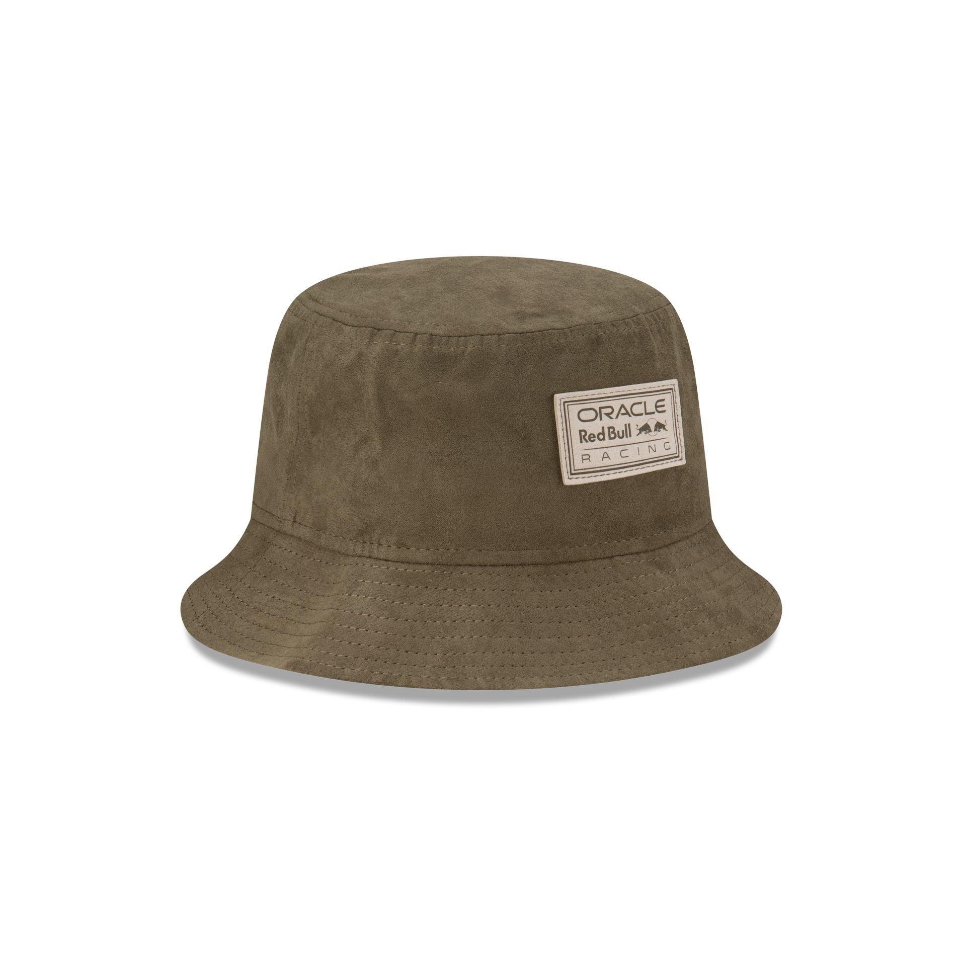 Oracle Red Bull Racing Faux Suede Olive Bucket Hat Male Product Image