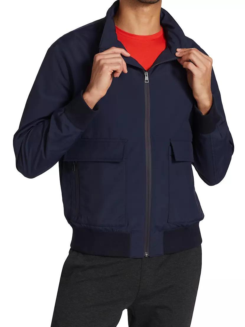 COLLECTION Flap-Pocket Bomber Jacket Product Image