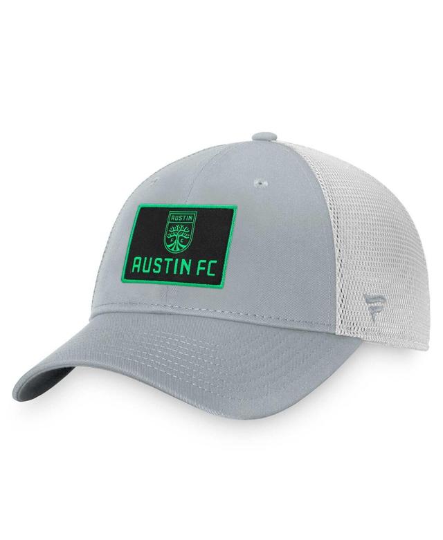 Mens Fanatics Gray Austin Fc Logo Adjustable Hat Product Image