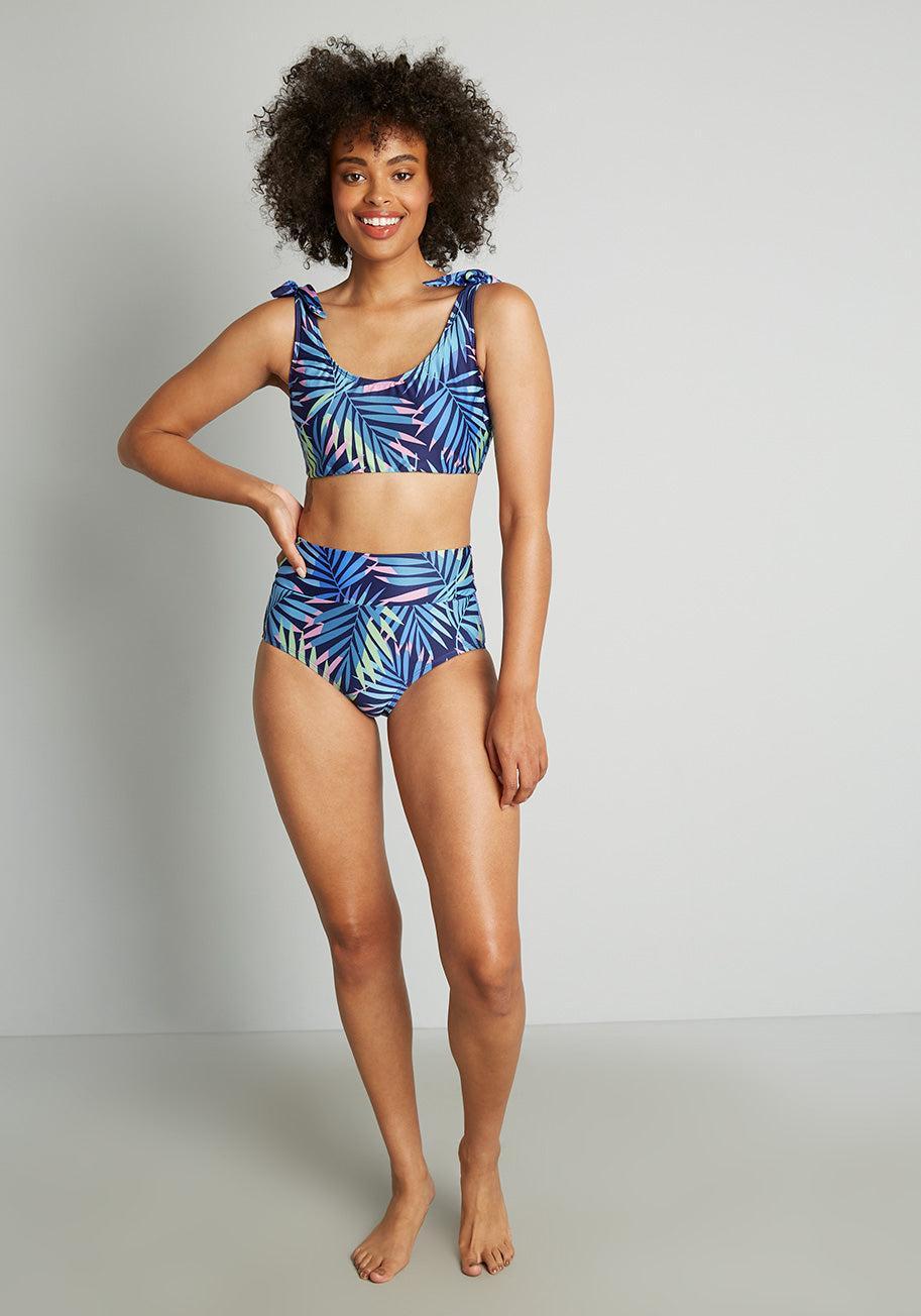 The Clarice High-Waisted Bikini Bottom Product Image