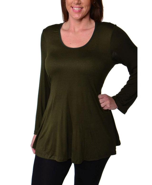 Womens Plus Size Poised Swing Tunic Top Product Image