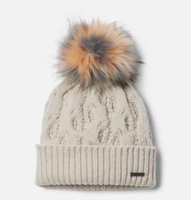 Columbia Women's Boundless Days Cable Knit Pom Beanie- Product Image