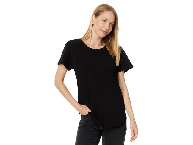 Mod-o-doc Crew Neck Tee with Curved Hem Women's Clothing Product Image