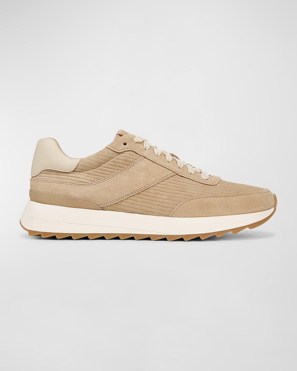 Men's Edric Corduroy Suede Runner Sneakers Product Image