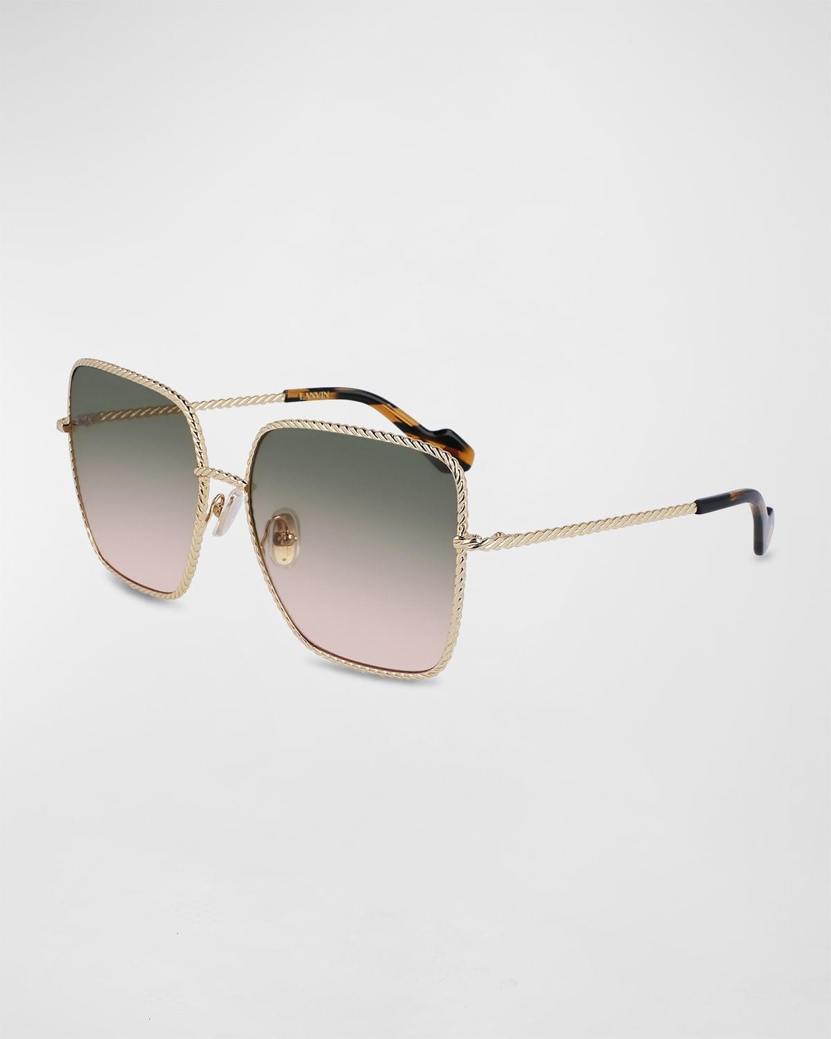 Lanvin Babe 59mm Gradient Square Sunglasses Product Image