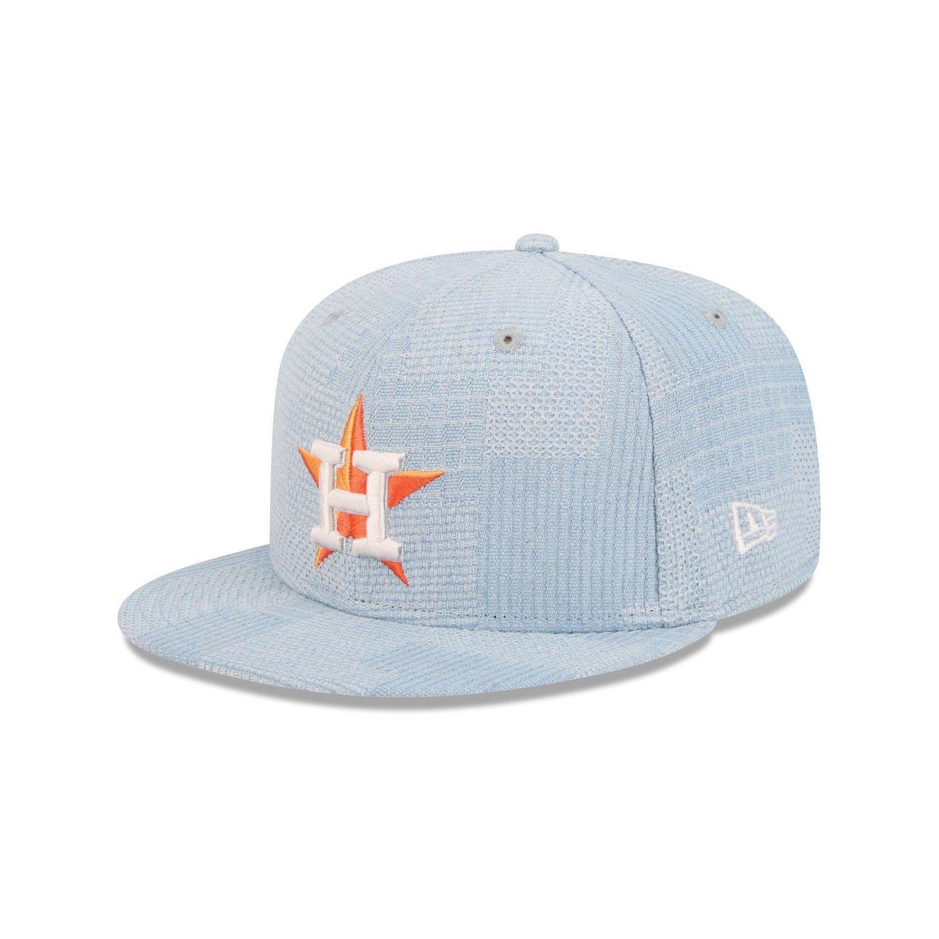 Houston Astros Denim Patchwork 9FIFTY Snapback Hat Male Product Image