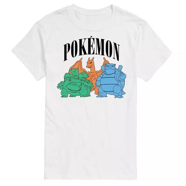 Big & Tall Pokemon Collegiate Group Portrait Graphic Tee, Mens Product Image