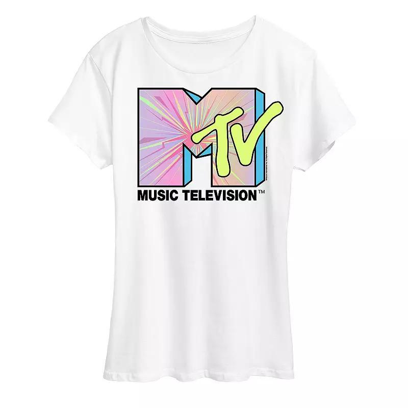 Womens MTV Club Art Graphic Tee Product Image