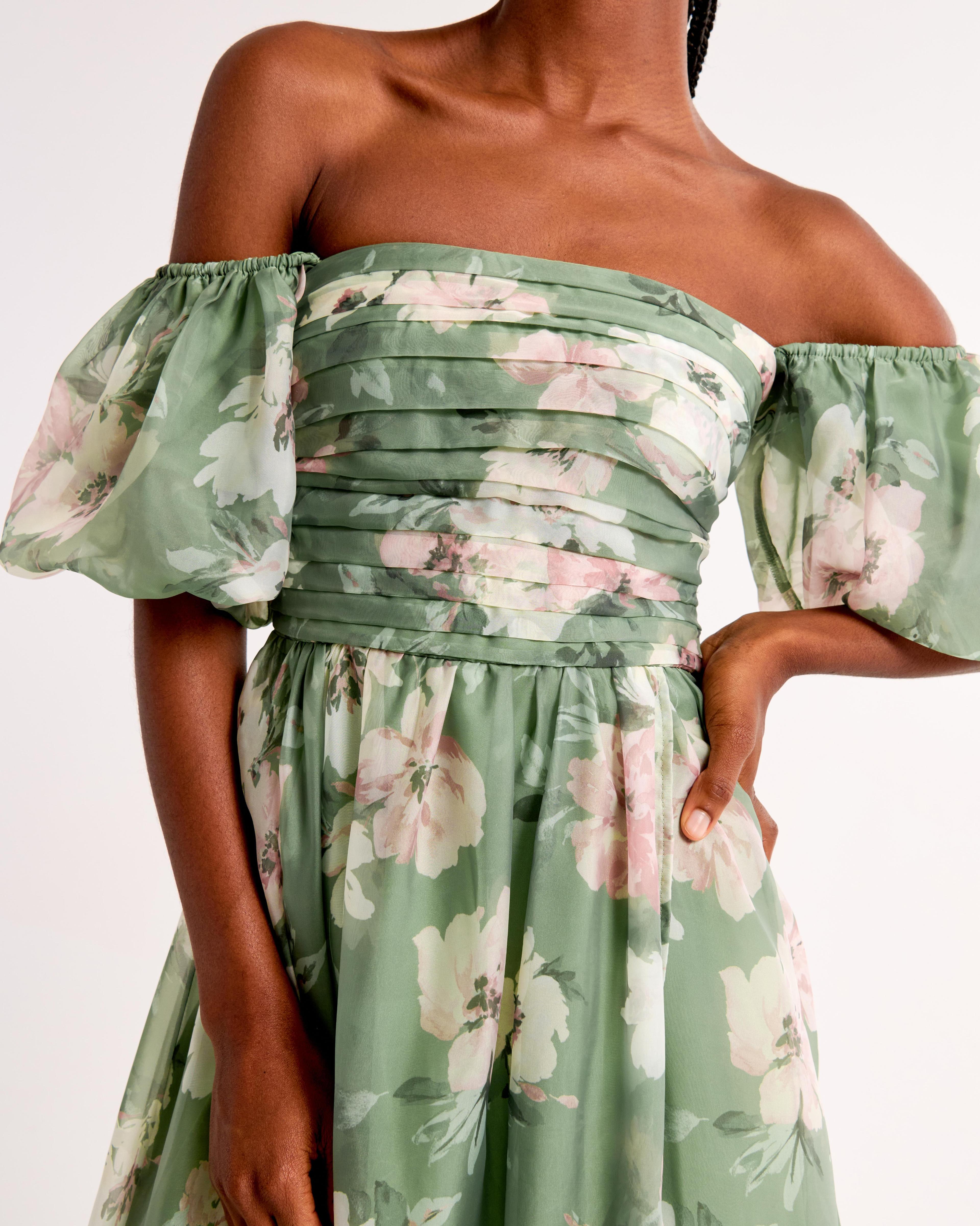 Emerson Off-The-Shoulder Drama Maxi Dress Product Image