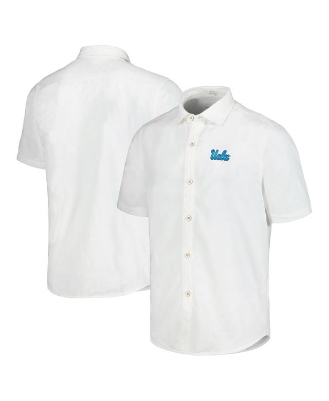 Tommy Bahama Mens Ucla Bruins Coconut Point Palm Vista Island Zone Camp Button-Up Shirt Product Image