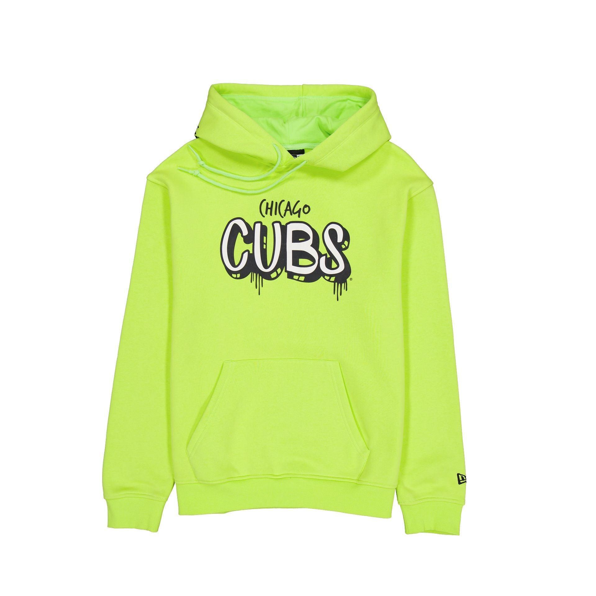 Chicago Cubs Hi Vis Doodle Hoodie Male Product Image