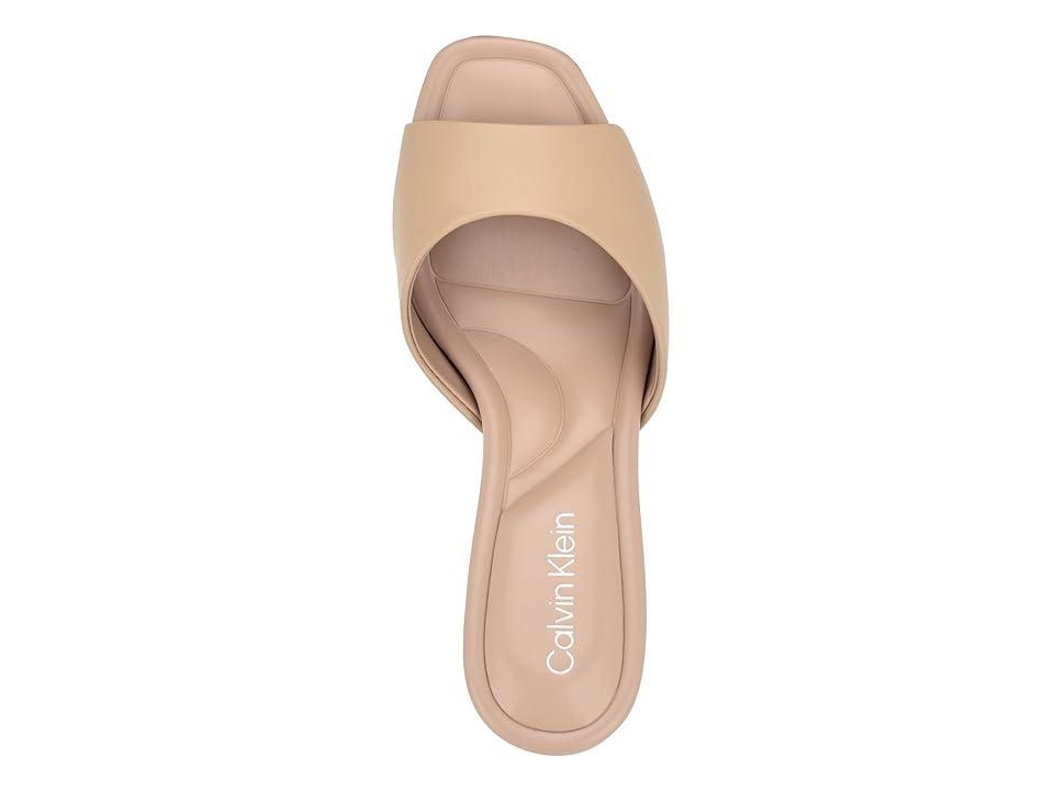 Calvin Klein Toven (Light Natural Leather) Women's Sandals Product Image