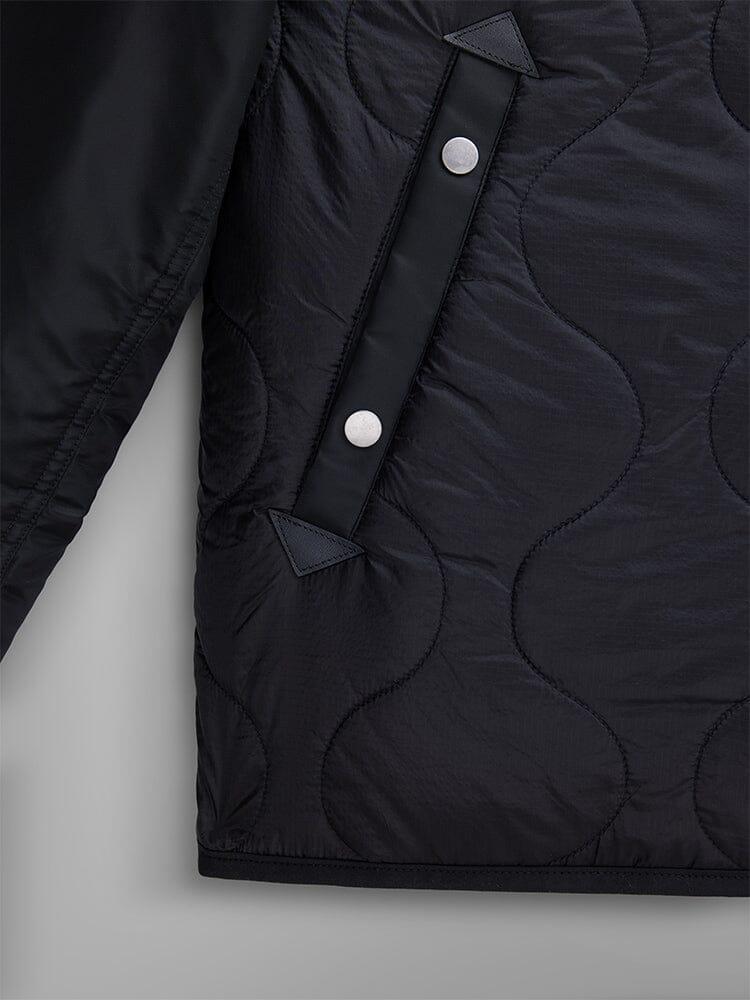 MIXED MEDIA QUILTED UTILITY JACKET Male Product Image