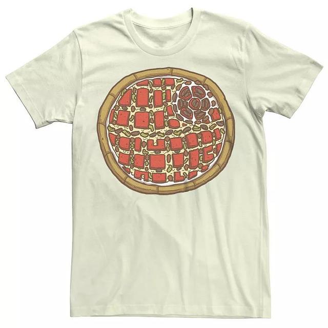 Mens Star Wars Death Star Pizza Graphic Tee Product Image