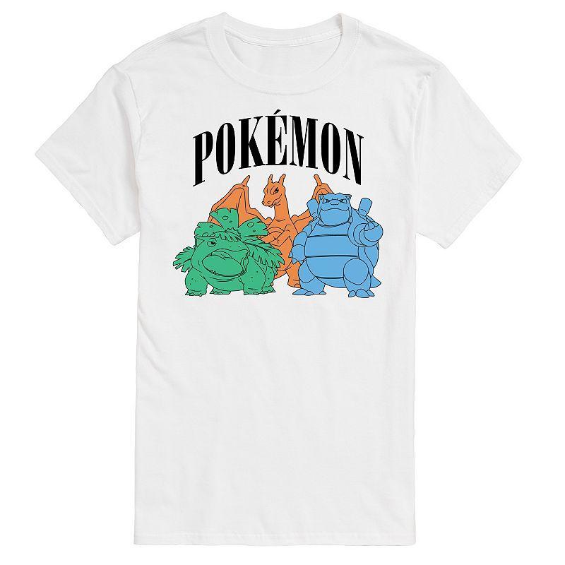 Big & Tall Pokemon Collegiate Group Portrait Graphic Tee, Mens Product Image