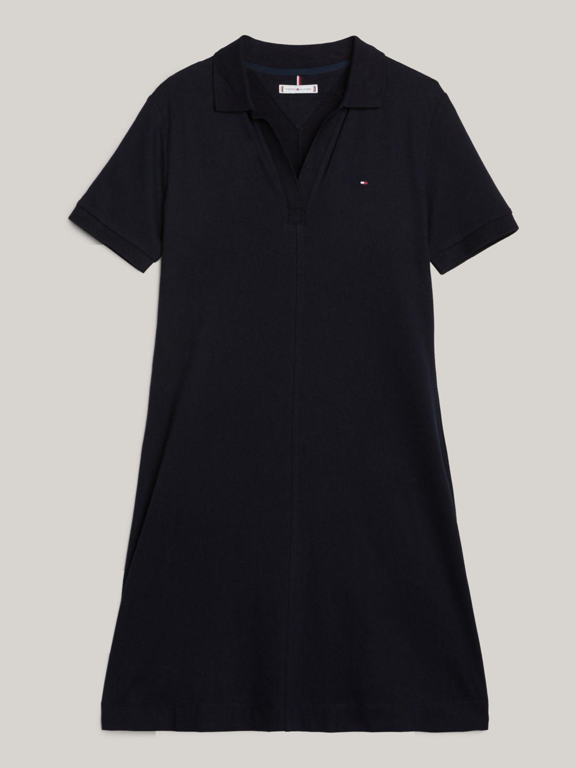 Tommy Hilfiger Women's V-Neck Polo Dress Product Image