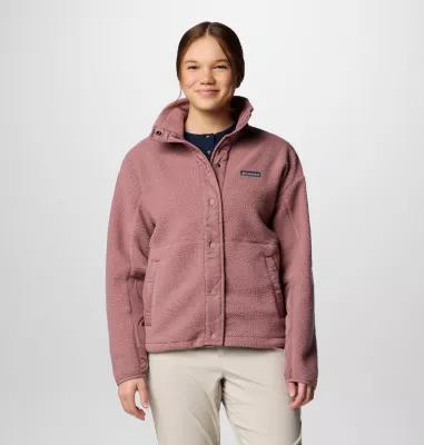 Womens Columbia Cloud Point Snap Front Fleece Jacket Product Image