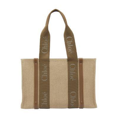 Woody Tote Bag In Brown Product Image