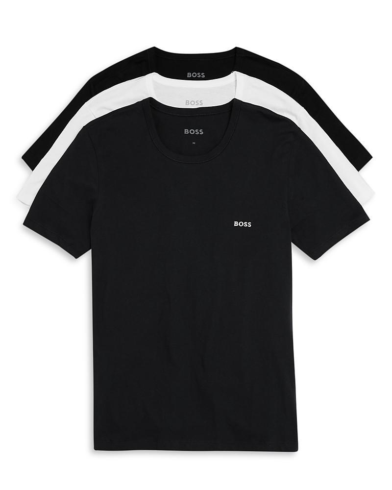 Hugo by Hugo Boss Mens Classic 3-Pk. Logo-Print Cotton T-Shirts Product Image