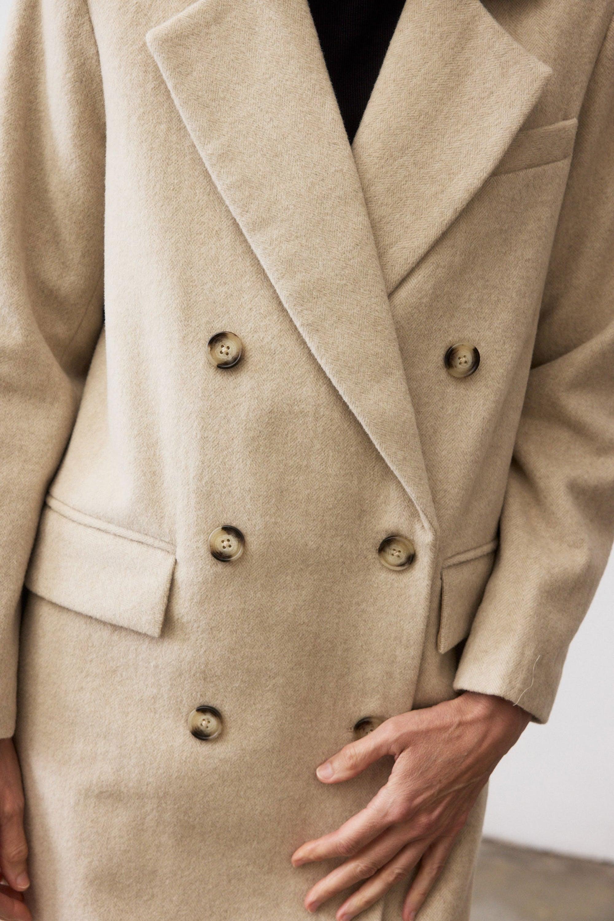 The Soho Long Wool Coat Product Image