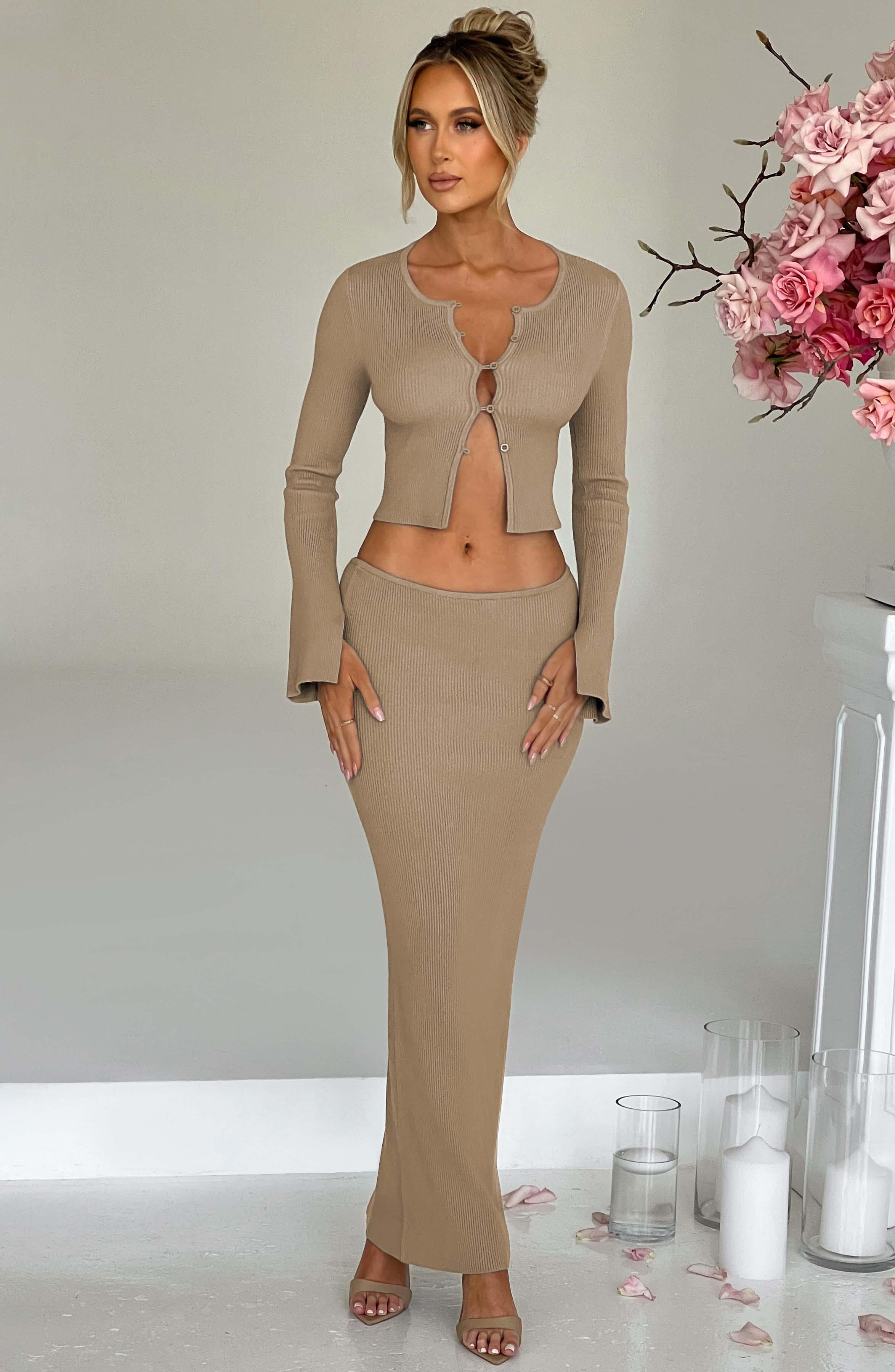 Elia Top - Beige Product Image