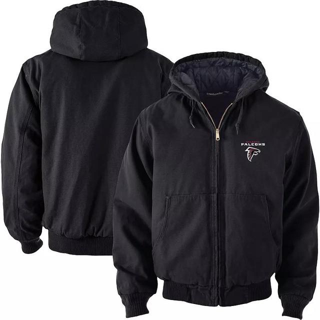 Mens Dunbrooke Atlanta Falcons Big & Tall Dakota Canvas Hoodie Full-Zip Jacket Product Image