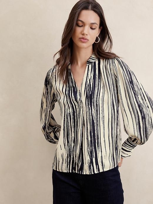 Volume-Sleeve Blouse Product Image