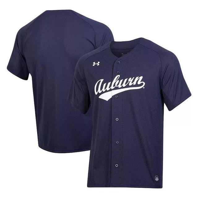 Under Armour Mens Auburn Tigers Replica Baseball Jersey - Navy Product Image