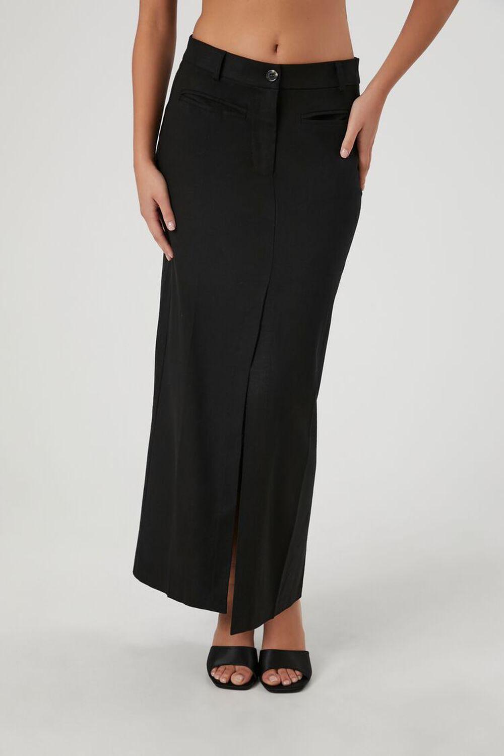 Tulip-Hem Column Maxi Skirt | Forever 21 Product Image