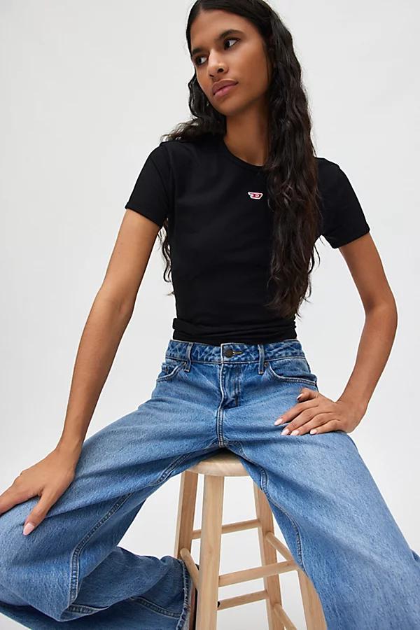 Diesel T-Uncutie-Long-D Baby Tee Womens at Urban Outfitters product image