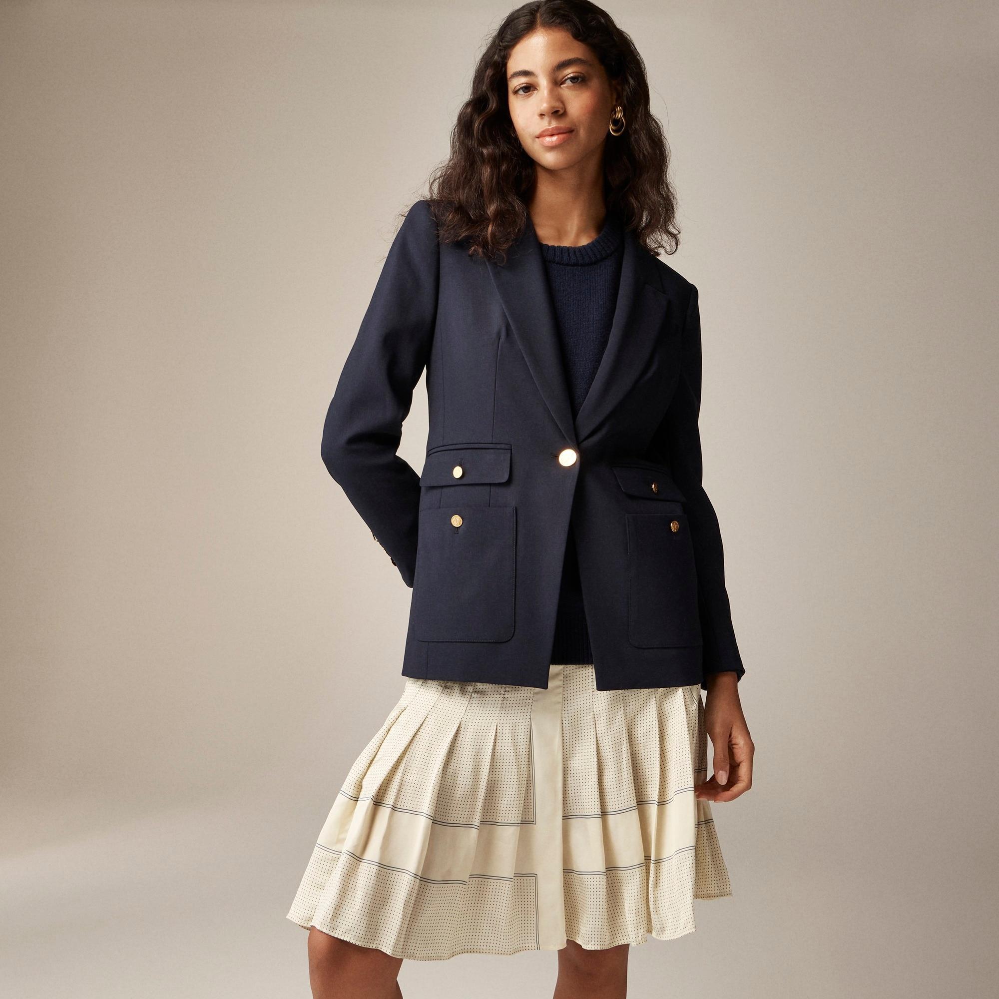 Vivienne blazer in Italian bi-stretch wool blend Product Image