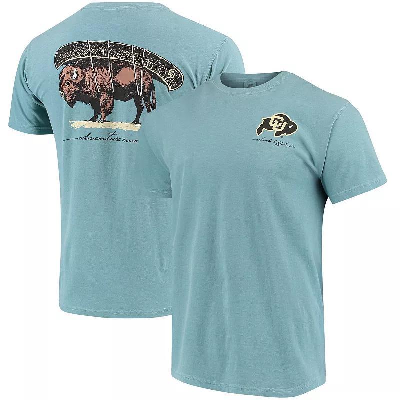 Mens Colorado Buffaloes Canoe Local Comfort Colors T-Shirt Product Image