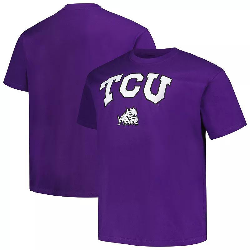 Mens Champion TCU Horned Frogs Big & Tall Arch Over Logo T-Shirt Product Image