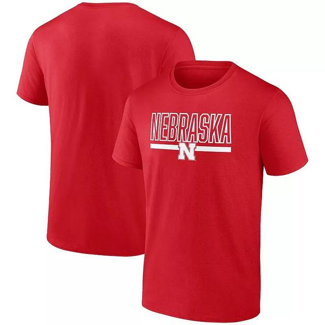 Mens Profile Scarlet Nebraska Huskers Big & Tall Team T-Shirt Product Image