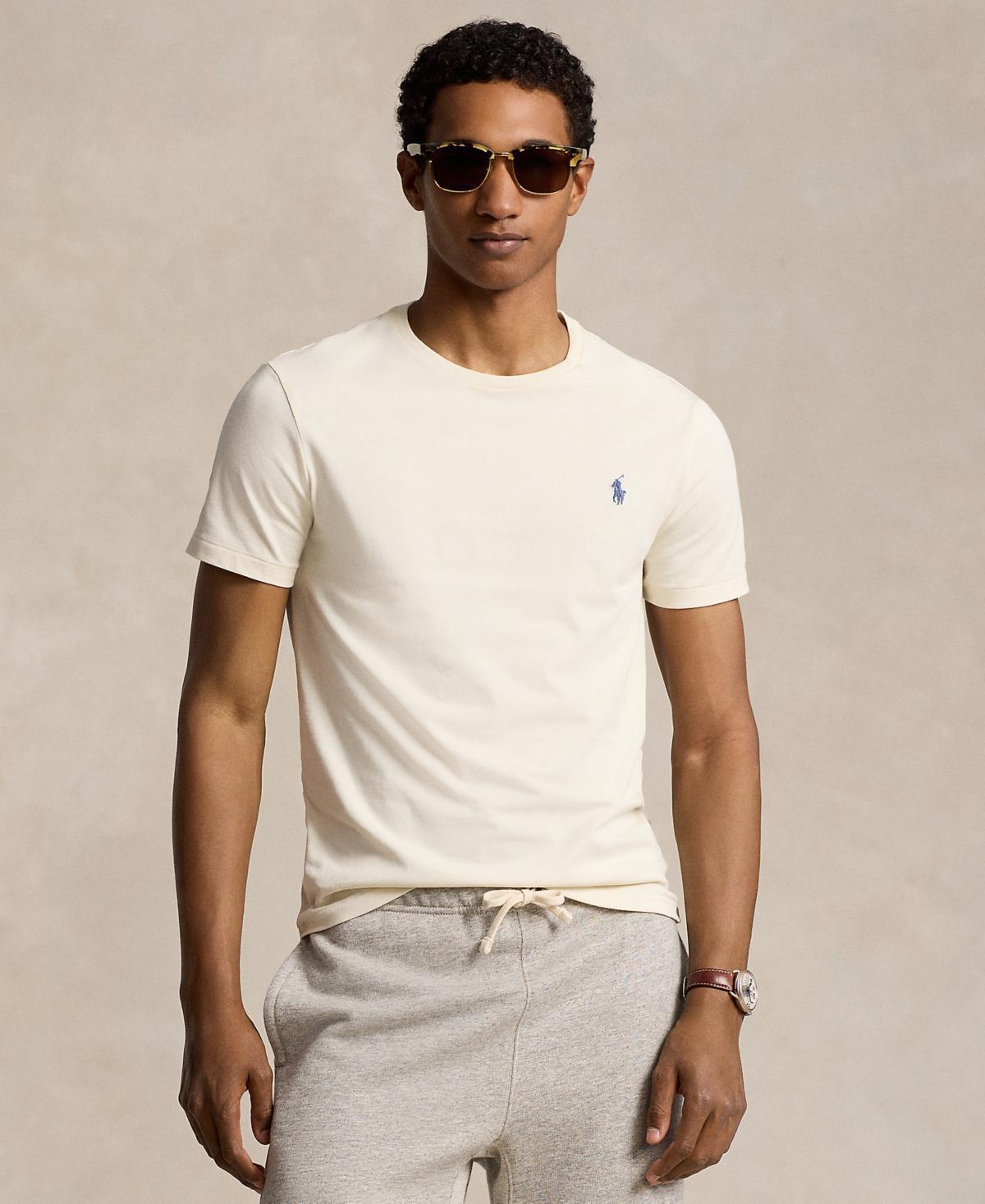 Polo Ralph Lauren Mens Classic-Fit Jersey Crewneck T-Shirt Product Image