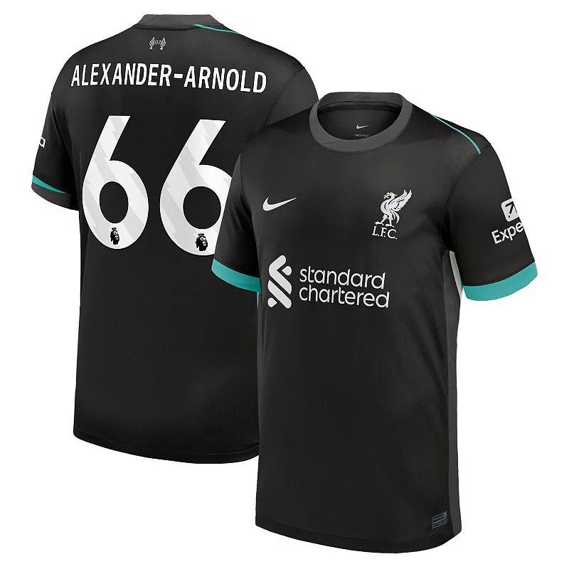 Mens Nike Trent Alexander-Arnold Forest Green Liverpool 2024/25 Away Replica Jersey Product Image