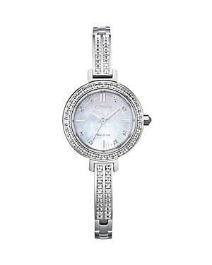 Womens Citizen Eco-Drive Crystal Bangle Watch - EM0863-53D Multicolor Product Image