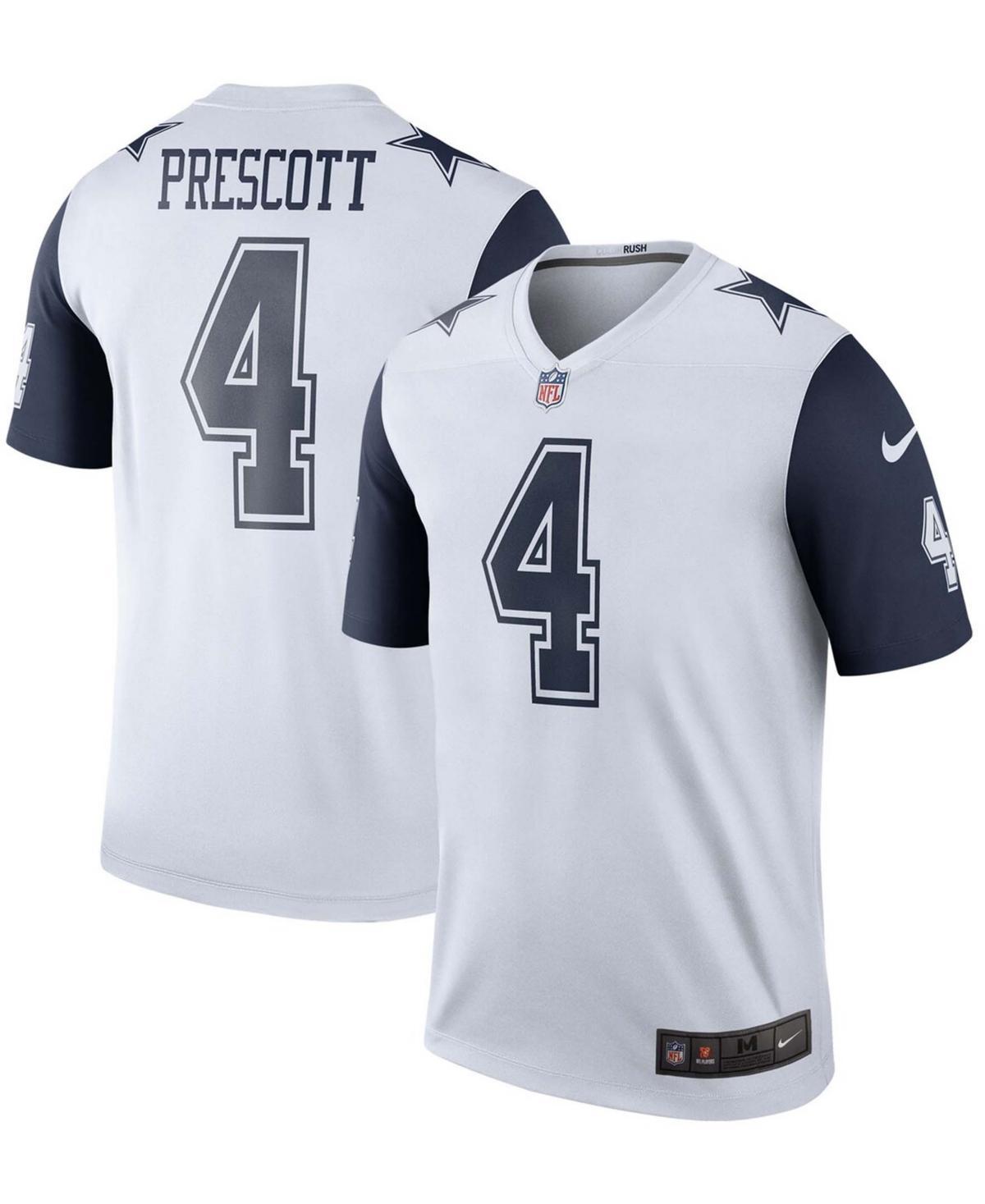 Mens Nike Dak Prescott White Dallas Cowboys Color Rush Legend Player Jersey Product Image