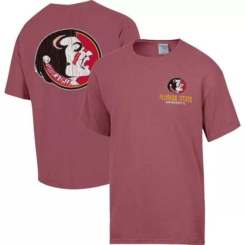 Mens Comfort Wash Garnet Florida State Seminoles Vintage Logo T-Shirt Product Image