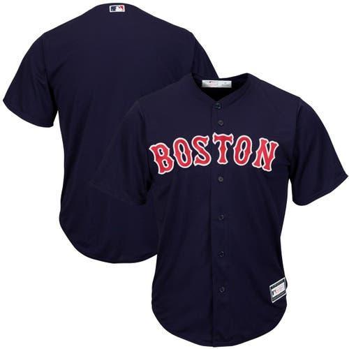 Mens Boston Red Sox Big & Tall Replica Team Jersey Blue Product Image